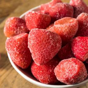 Quick frozen strawberries